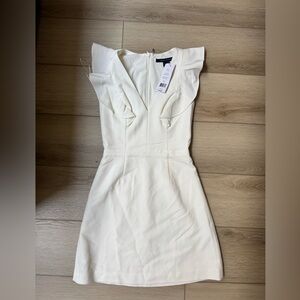 French Connection white mini dress